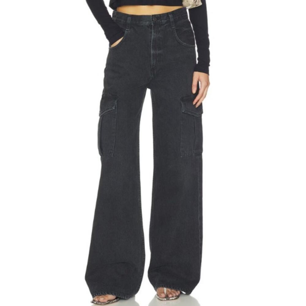 $288 AGOLDE Minka Cargo Jeans 27